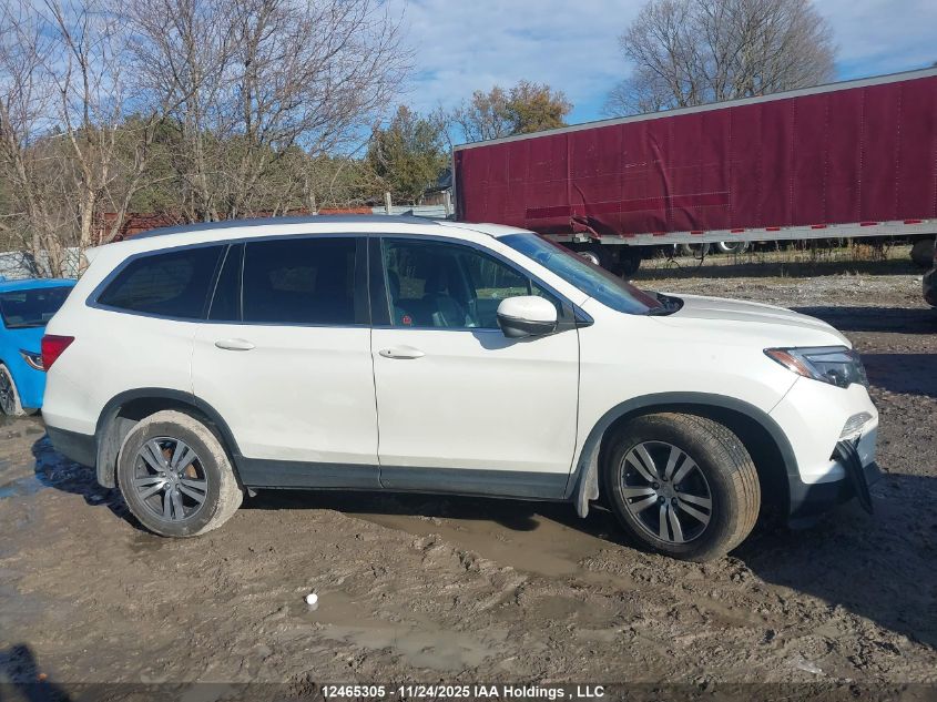 2017 Honda Pilot Ex-L Navi VIN: 5FNYF6H79HB508177 Lot: 12465305