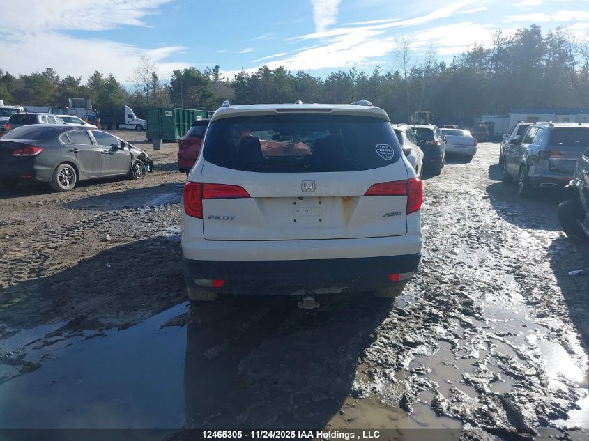 2017 Honda Pilot Ex-L Navi VIN: 5FNYF6H79HB508177 Lot: 12465305