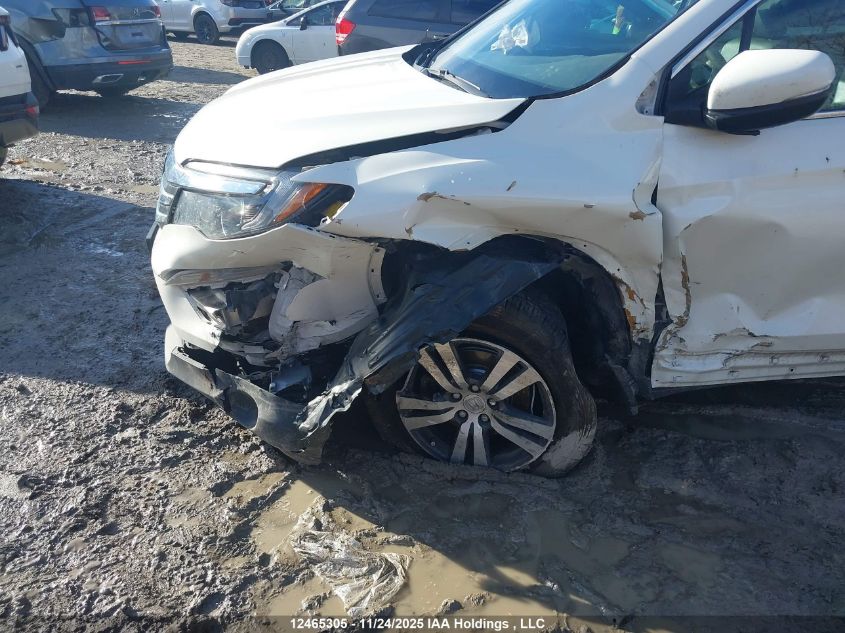 2017 Honda Pilot Ex-L Navi VIN: 5FNYF6H79HB508177 Lot: 12465305