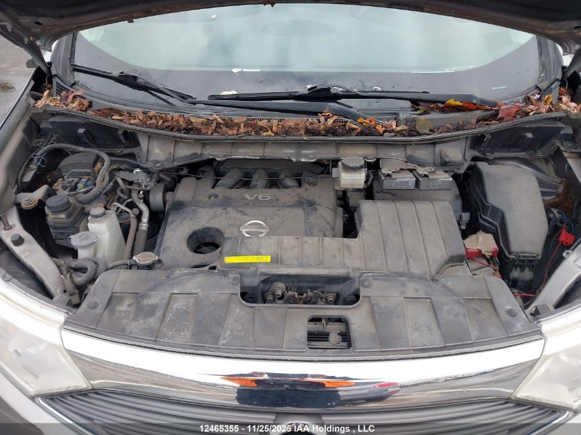 2011 Nissan Quest S/Sv/Sl/Le VIN: JN8AE2KP1B9000913 Lot: 12465355