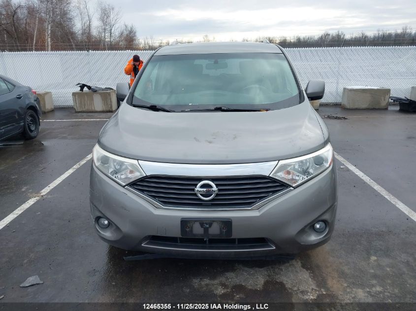 2011 Nissan Quest S/Sv/Sl/Le VIN: JN8AE2KP1B9000913 Lot: 12465355