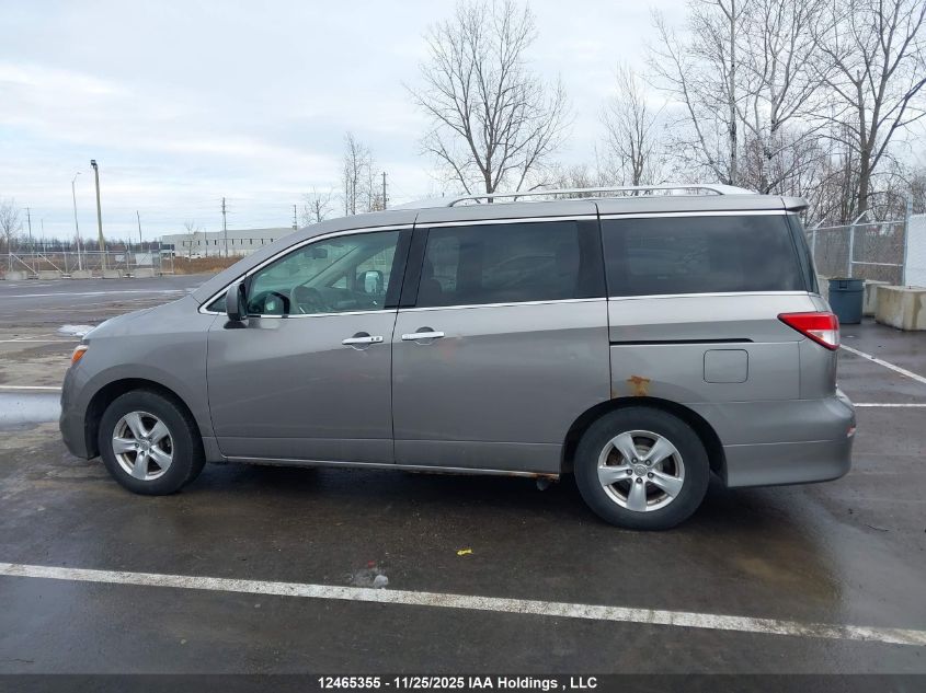 2011 Nissan Quest S/Sv/Sl/Le VIN: JN8AE2KP1B9000913 Lot: 12465355