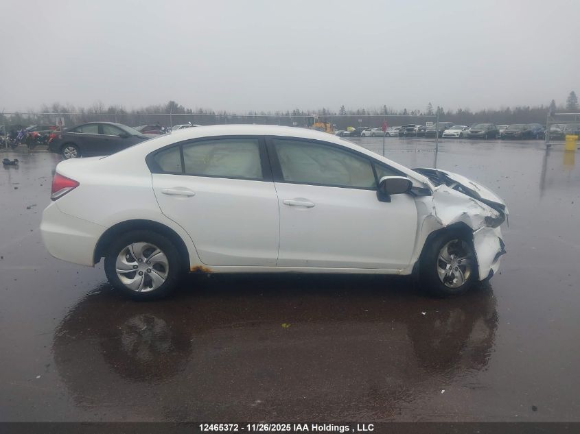 2015 Honda Civic Lx VIN: 2HGFB2F45FH057259 Lot: 12465372