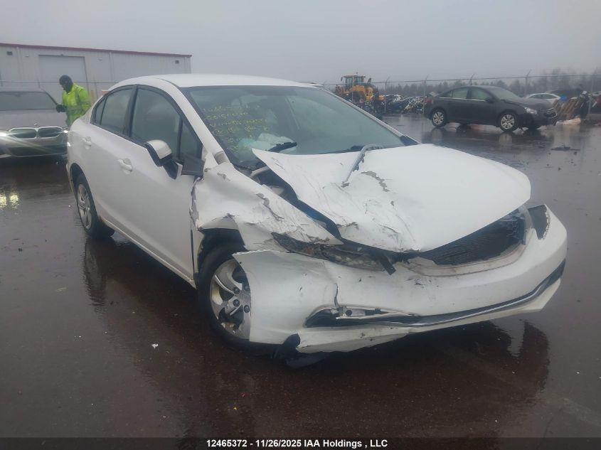 2015 Honda Civic Lx VIN: 2HGFB2F45FH057259 Lot: 12465372