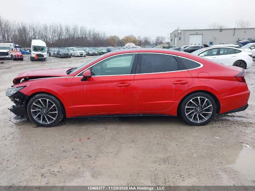 2020 Hyundai Sonata Luxury VIN: 5NPEL4J21LH038090 Lot: 12465377