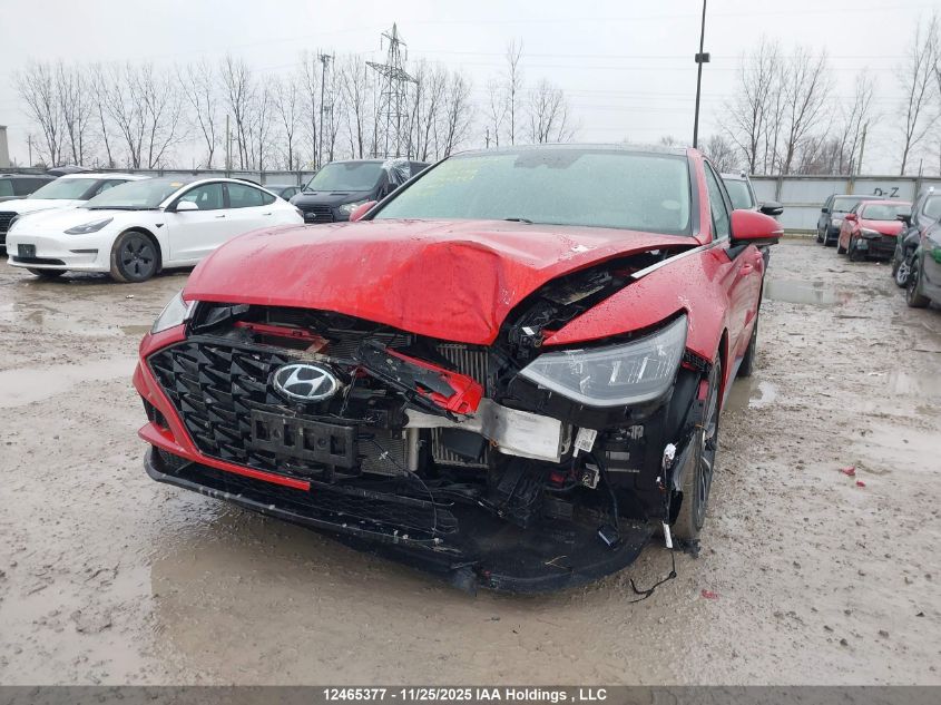 2020 Hyundai Sonata Luxury VIN: 5NPEL4J21LH038090 Lot: 12465377