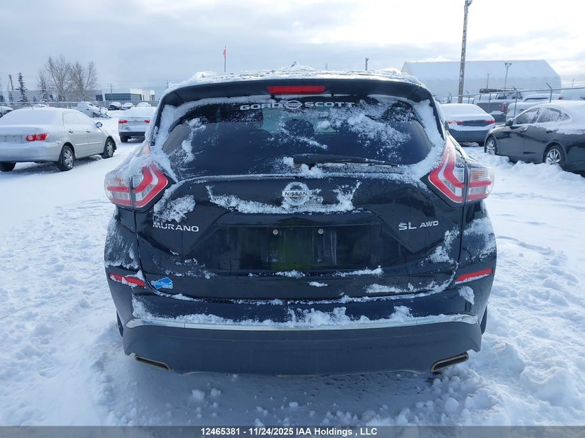 2016 Nissan Murano S/Sl/Sv/Platinum VIN: 5N1AZ2MH1GN123482 Lot: 12465381