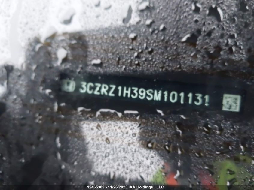 2025 Honda Hr-V Lx VIN: 3CZRZ1H39SM101131 Lot: 12465389