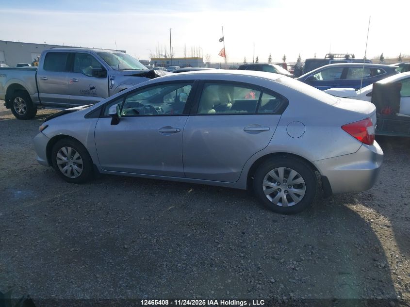 2012 Honda Civic Lx VIN: 2HGFB2F48CH042119 Lot: 12465408