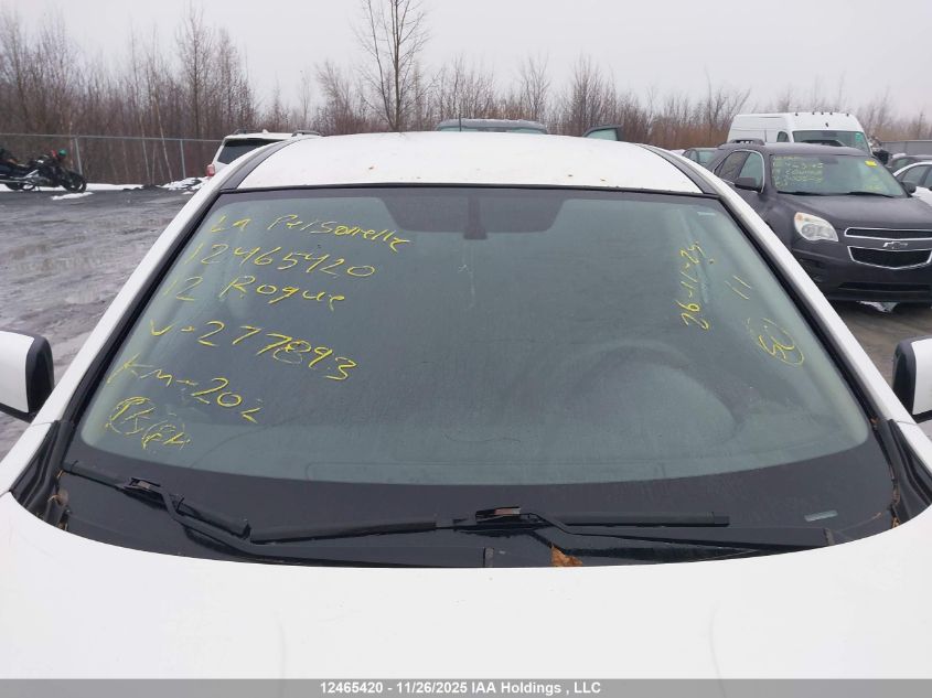 2012 Nissan Rogue S/Sv VIN: JN8AS5MT3CW277893 Lot: 12465420