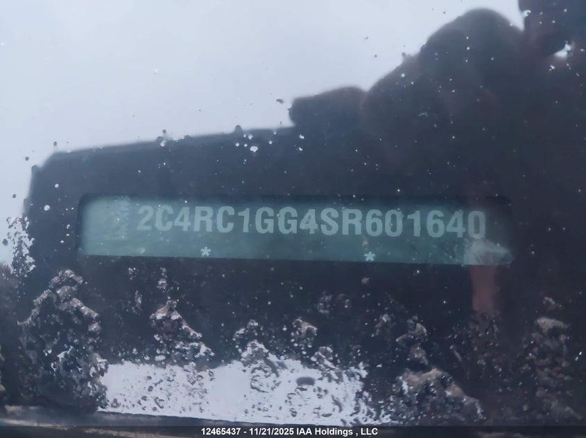 2025 Chrysler Pacifica Limited VIN: 2C4RC1GG4SR601640 Lot: 12465437