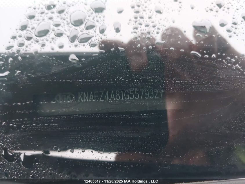 2016 Kia Forte 2.0L Ex/2.0L Ex Se/2.0L Sx VIN: KNAFZ4A81G5579327 Lot: 12465517