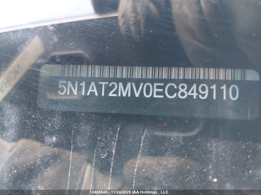 5N1AT2MV0EC849110 2014 NISSAN ROGUE photo no. 18