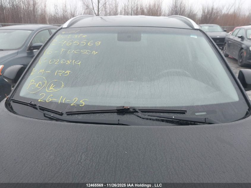 2016 Hyundai Tucson VIN: KM8J3CA24GU020814 Lot: 12465569