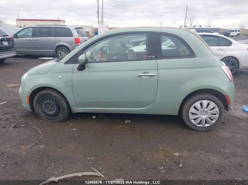 2013 Fiat 500 Pop VIN: 3C3CFFDR5DT534602 Lot: 12465576
