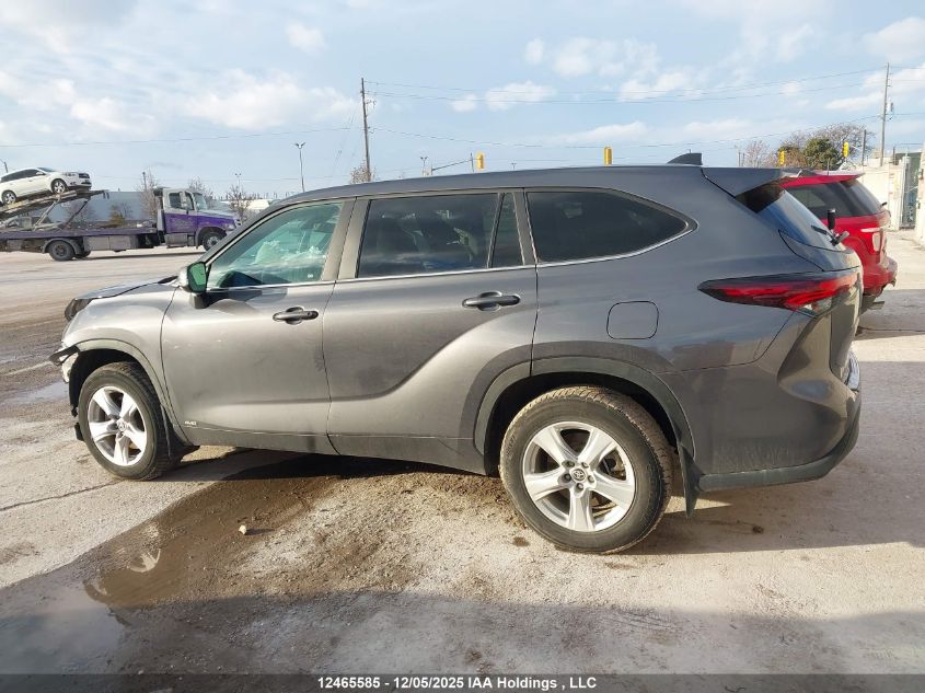 2024 Toyota Highlander Hybrid Le VIN: 5TDBBRCH8RS605385 Lot: 12465585