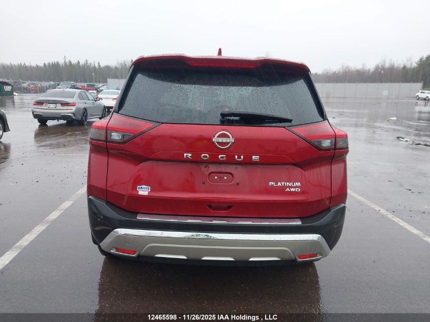 2022 Nissan Rogue Platinum VIN: JN8BT3DD6NW275556 Lot: 12465598