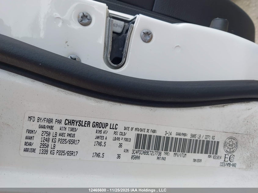 3C4PDCAB9ET217738 2014 DODGE JOURNEY photo no. 18
