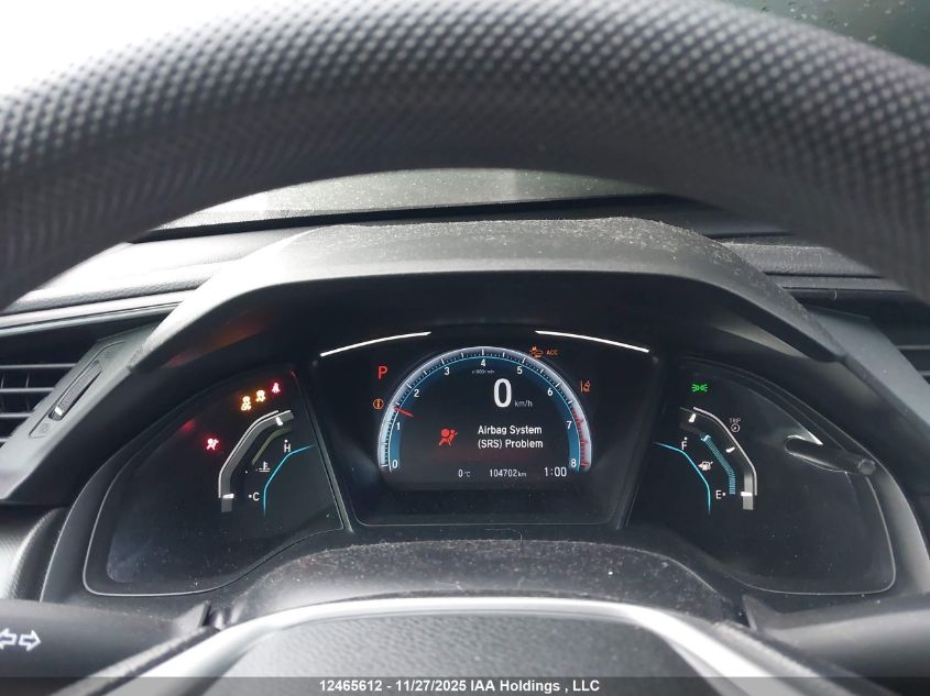 2019 Honda Civic Lx VIN: 2HGFC2F54KH004388 Lot: 12465612