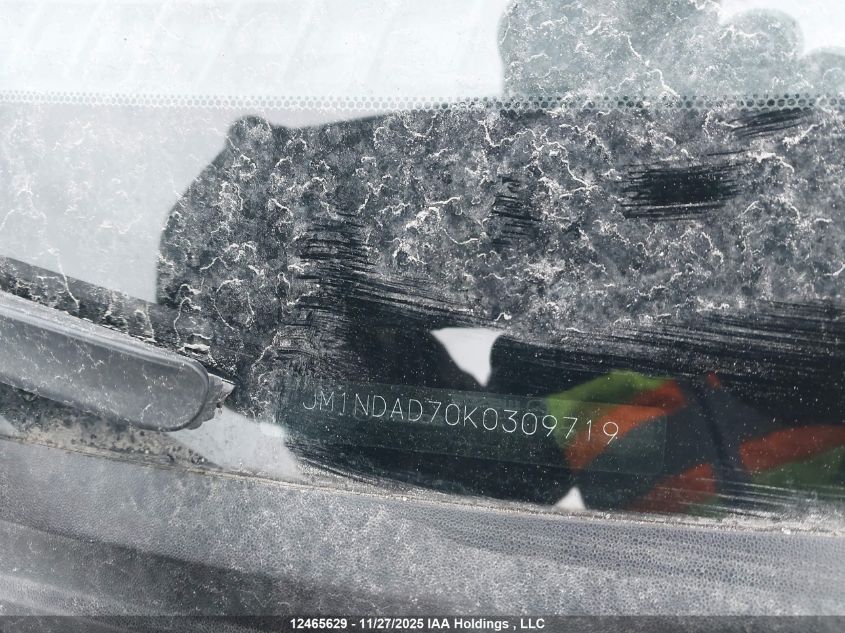 2019 Mazda Mx-5 VIN: JM1NDAD70K0309719 Lot: 12465629