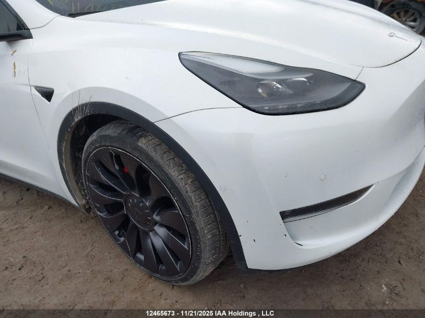 2022 Tesla Model Y Performance VIN: 7SAYGDEF0NF516826 Lot: 12465673