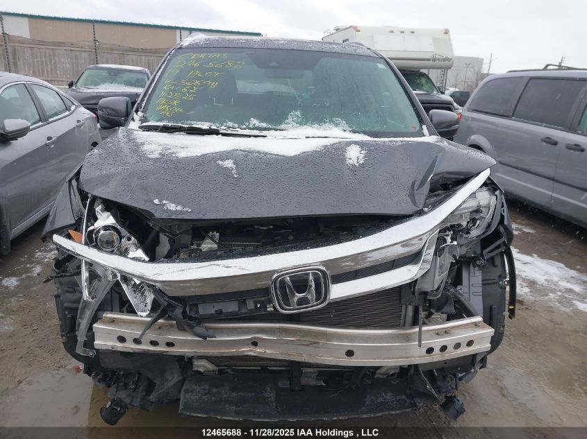 2019 Honda Pilot Ex-L Navi VIN: 5FNYF6H72KB506911 Lot: 12465688