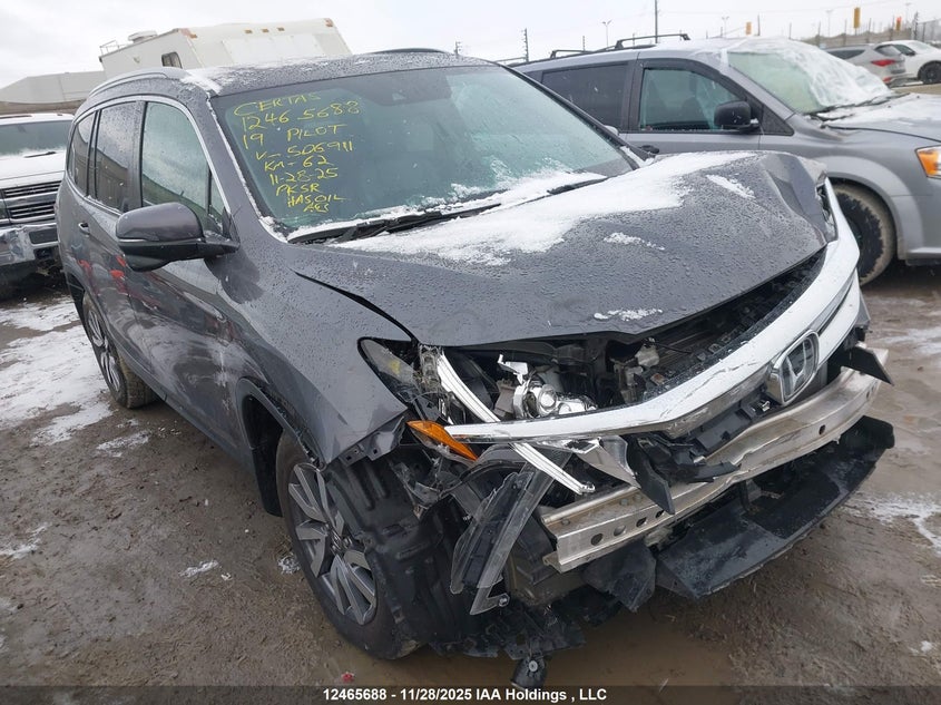 5FNYF6H72KB506911 2019 Honda Pilot Ex-L Navi auction photo 1