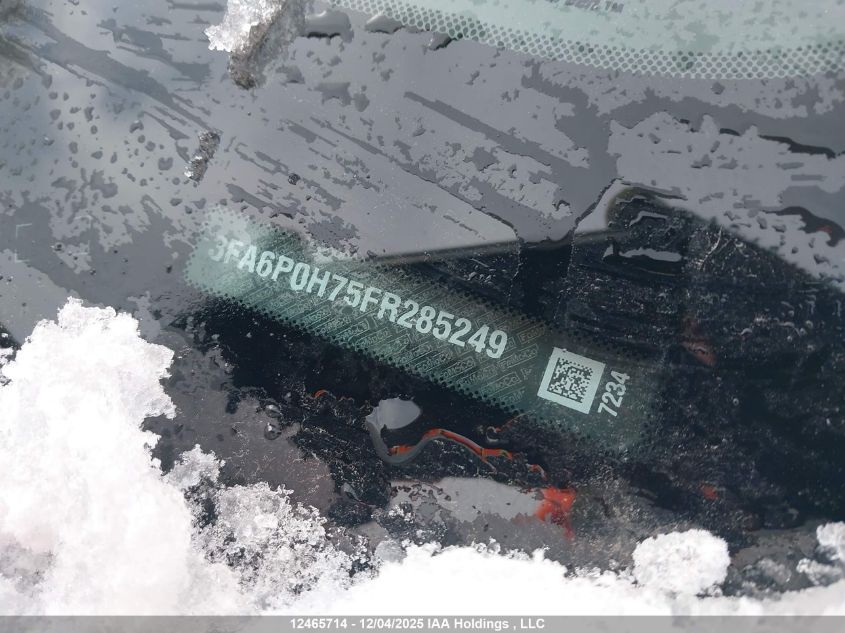 2015 Ford Fusion Se VIN: 3FA6P0H75FR285249 Lot: 12465714