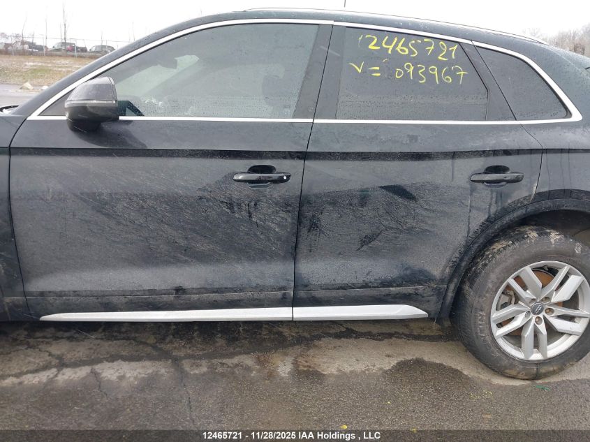 2020 Audi Q5 45 Komfort VIN: WA1ANAFY9L2093967 Lot: 12465721