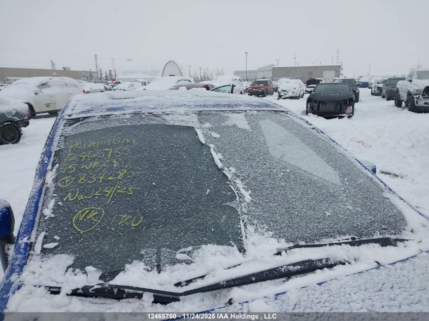 2015 Subaru Wrx Sport-Tech Package VIN: JF1VA1J69F8834280 Lot: 12465750