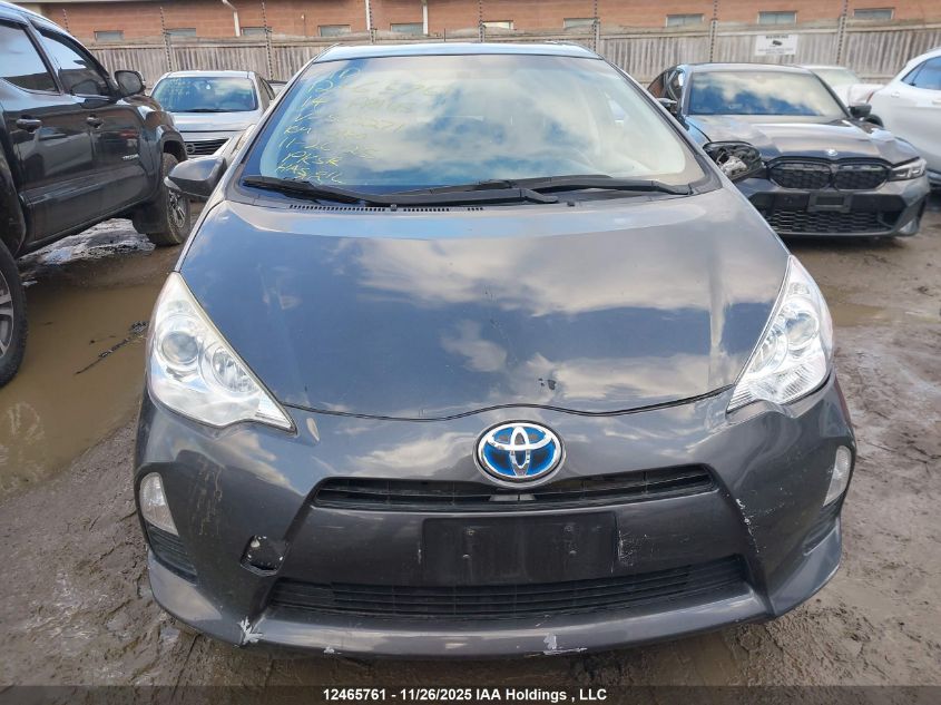 2014 Toyota Prius C VIN: JTDKDTB31E1562271 Lot: 12465761