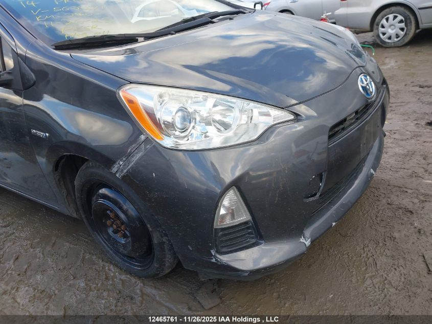 2014 Toyota Prius C VIN: JTDKDTB31E1562271 Lot: 12465761