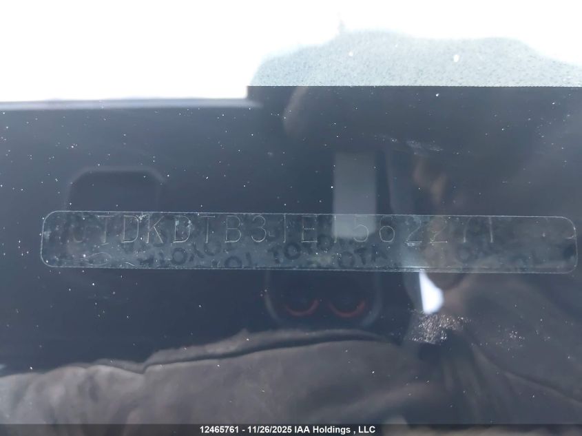 2014 Toyota Prius C VIN: JTDKDTB31E1562271 Lot: 12465761