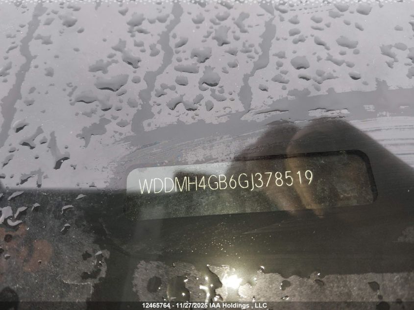 2016 Mercedes-Benz B 250 4Matic Sports Tourer VIN: WDDMH4GB6GJ378519 Lot: 12465764