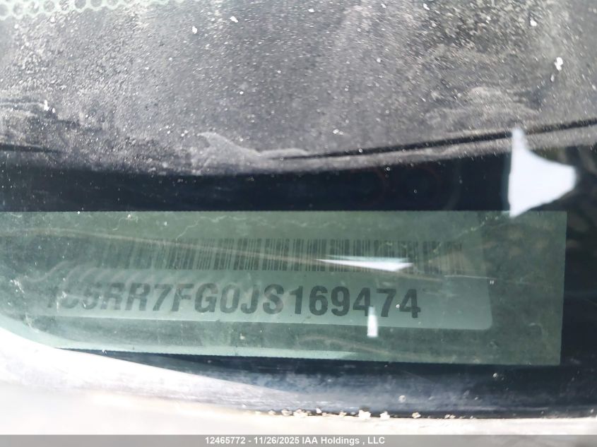 2018 Ram 1500 St VIN: 1C6RR7FG0JS169474 Lot: 12465772