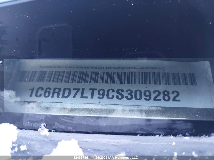1C6RD7LT9CS309282 2012 RAM 1500 photo no. 20