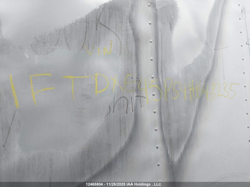 2004 Ford E-450 Cutaway VIN: 1FDXE45P54HB43235 Lot: 12465804