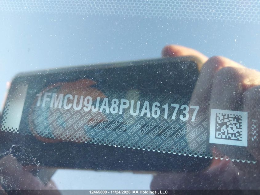 2023 Ford Escape VIN: 1FMCU9JA8PUA61737 Lot: 12465809