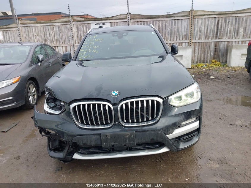 2019 BMW X3 xDrive30I VIN: 5UXTR9C56KLE17611 Lot: 12465813
