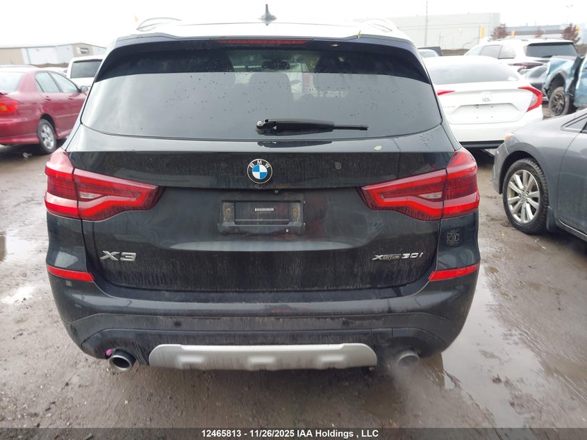 2019 BMW X3 xDrive30I VIN: 5UXTR9C56KLE17611 Lot: 12465813