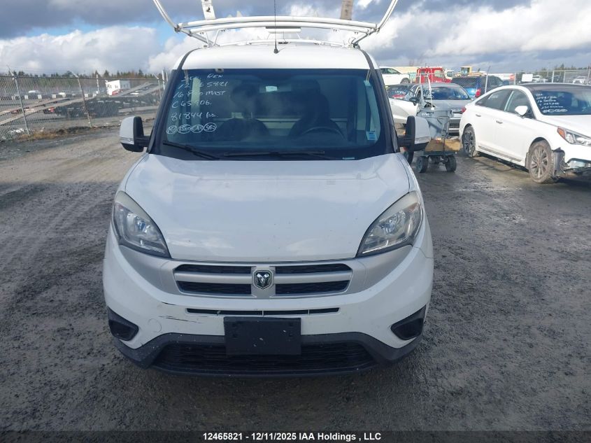 2016 Ram Promaster City Tradesman Slt VIN: ZFBERFDT0G6C65906 Lot: 12465821