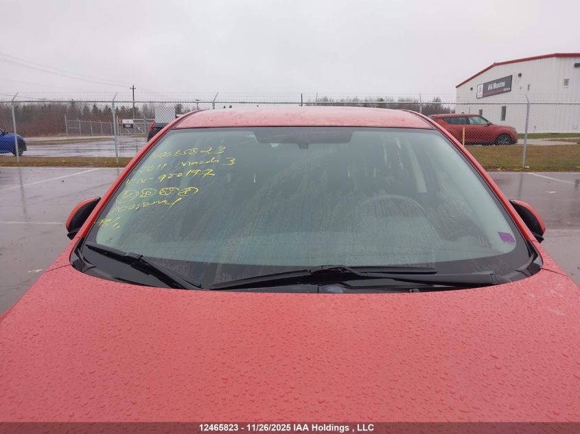 2011 Mazda 3 I VIN: JM1BL1KF1B1900197 Lot: 12465823