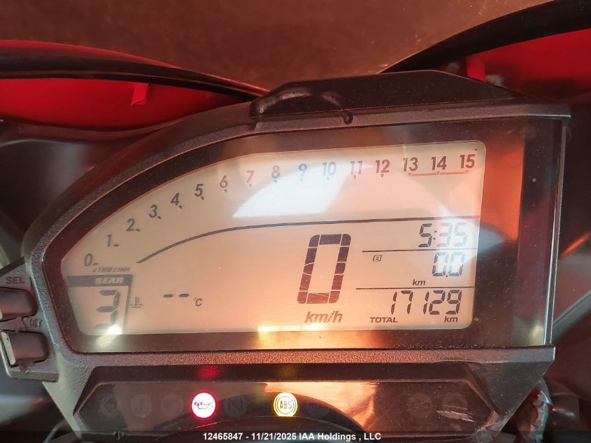 2015 Honda Cbr1000 Ra VIN: JH2SC5920FK400002 Lot: 12465847