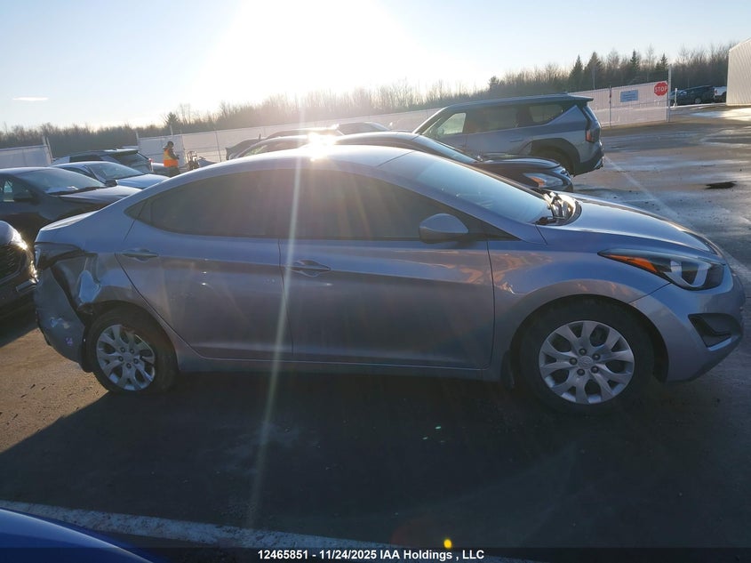 2015 Hyundai Elantra Se/Sport/Limited VIN: 5NPDH4AE4FH626531 Lot: 12465851