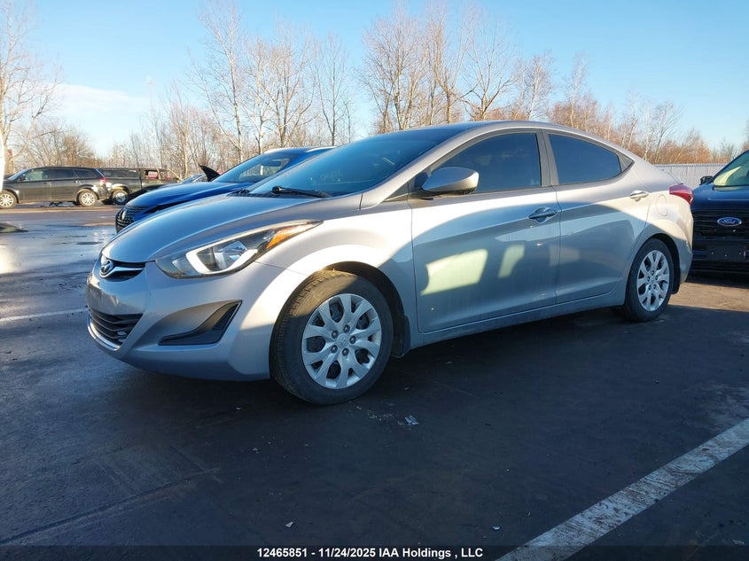5NPDH4AE4FH626531 2015 HYUNDAI ELANTRA photo no. 2