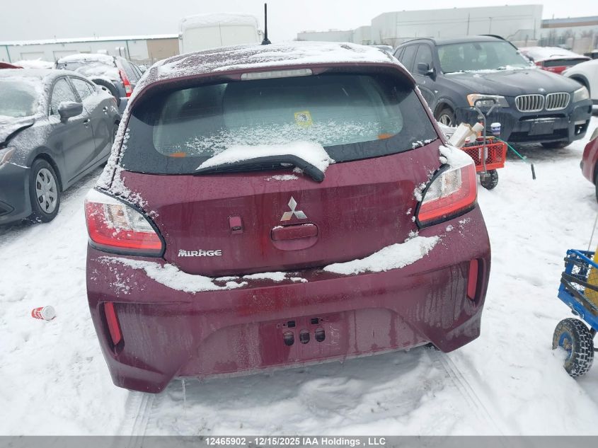 2024 Mitsubishi Mirage VIN: ML32AUHJ3RH039161 Lot: 12465902