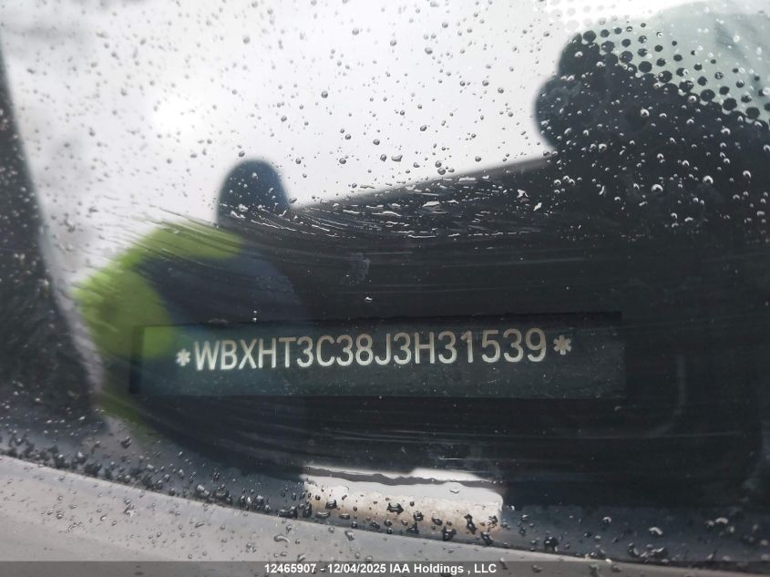 2018 BMW X1 xDrive28I VIN: WBXHT3C38J3H31539 Lot: 12465907