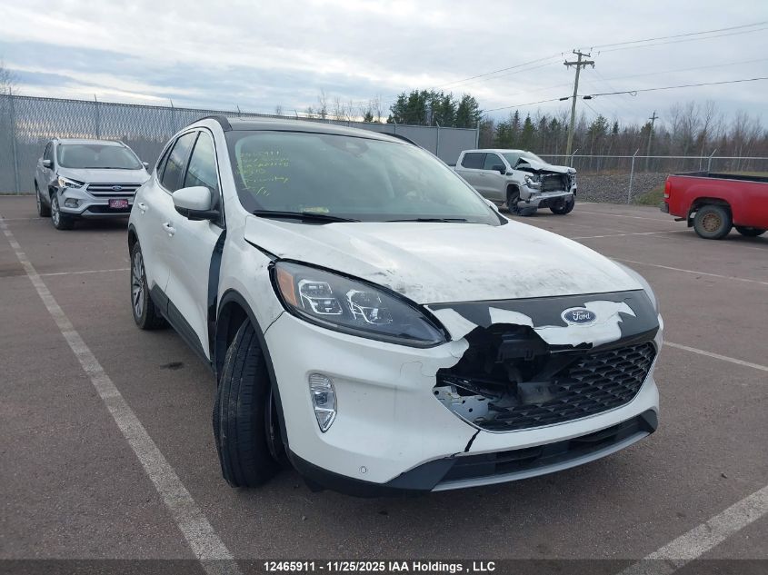 2022 Ford Escape Titanium Hybrid VIN: 1FMCU9DZXNUA01618 Lot: 12465911