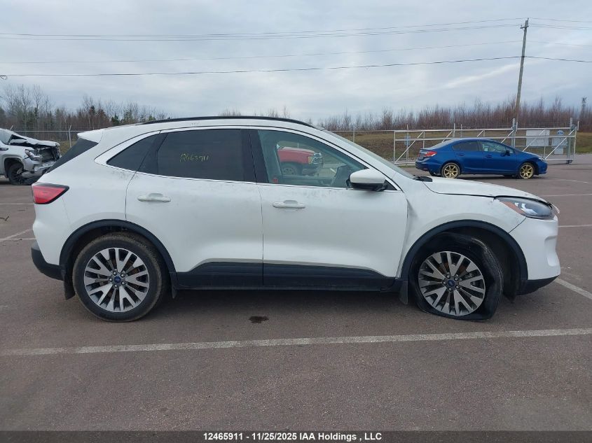 2022 Ford Escape Titanium Hybrid VIN: 1FMCU9DZXNUA01618 Lot: 12465911