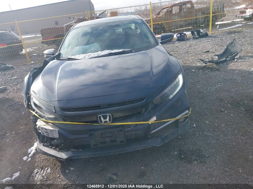 2019 Honda Civic Touring VIN: 2HGFC1F92KH100131 Lot: 12465912